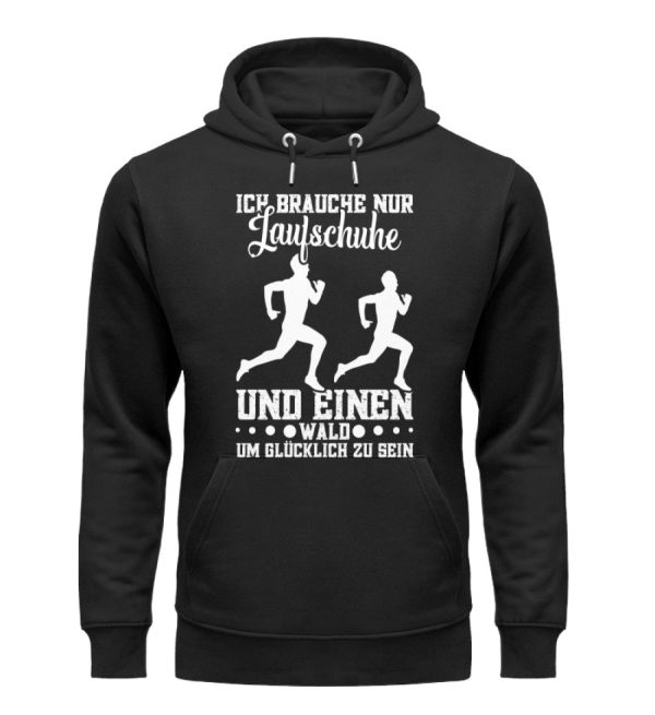 Ich brauche Laufschuhe und Wald  - Unisex Premium Bio Hoodie Zu verkaufen