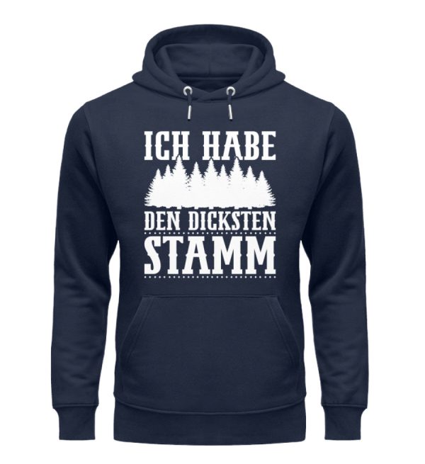 Ich habe den dicksten Stamm  - Unisex Premium Bio Hoodie Mode – Bild 2