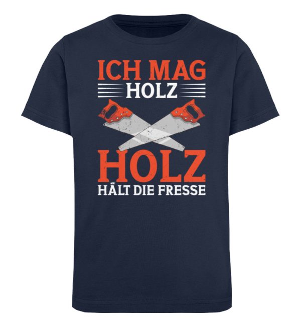 Ich mag Holz  - Kinder Bio Shirt Mode – Bild 2