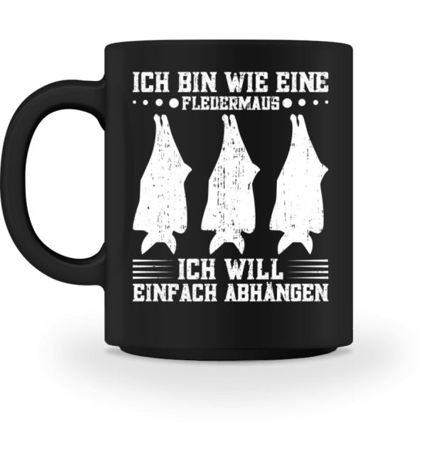 Abhängen wie eine Fledermaus  - Tasse Im Angebot