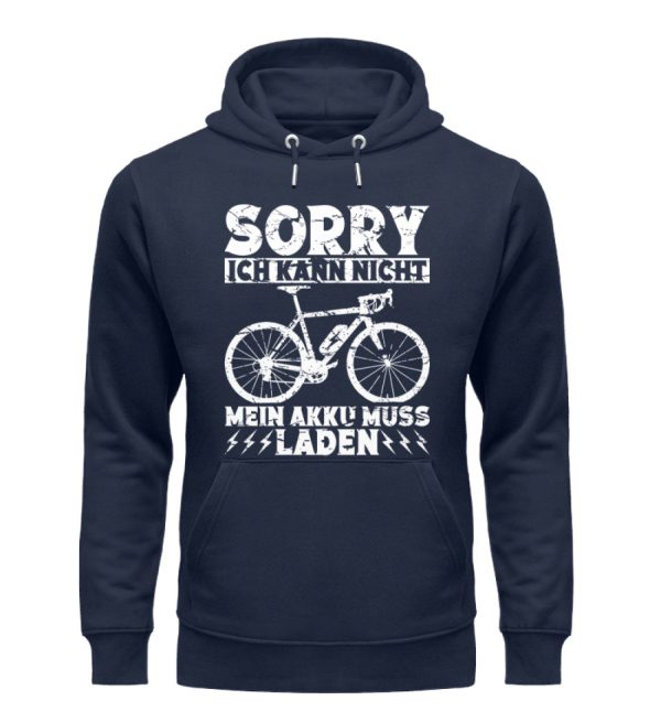Ich kann nicht mein Akku muss laden  - Unisex Premium Bio Hoodie Angebot – Bild 2