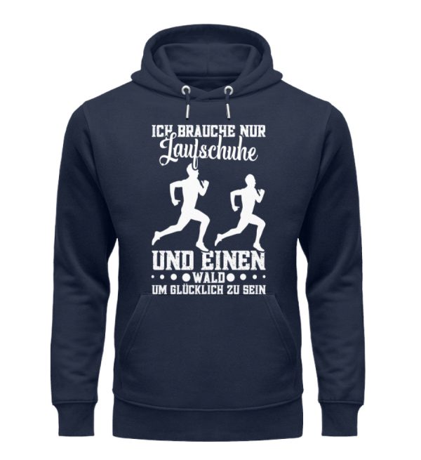 Ich brauche Laufschuhe und Wald  - Unisex Premium Bio Hoodie Zu verkaufen – Bild 2