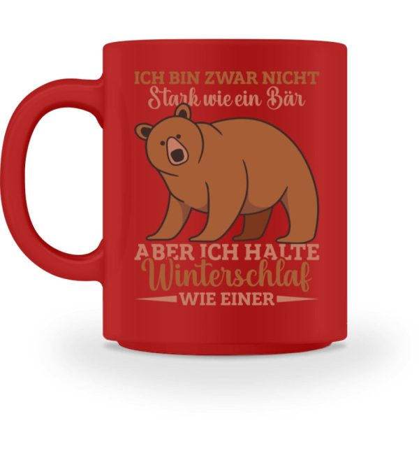 Ich halte Winterschlaf wie ein Bär  - Tasse Jetzt online – Bild 3