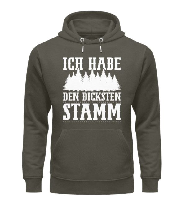 Ich habe den dicksten Stamm  - Unisex Premium Bio Hoodie Mode – Bild 5