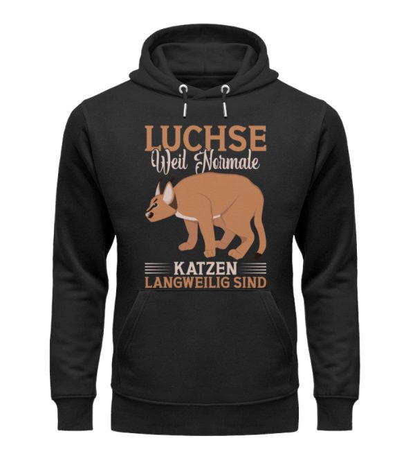Luchse weil normale Katzen langweilig  - Unisex Premium Bio Hoodie Verkauf