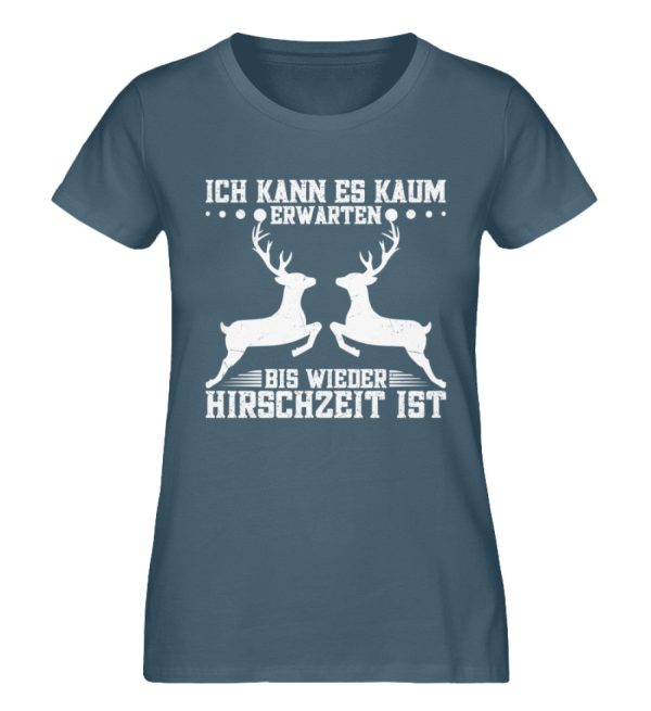 Ich kann kaum die Hirschzeit erwarten  - Damen Premium Bio Shirt Verkauf – Bild 4