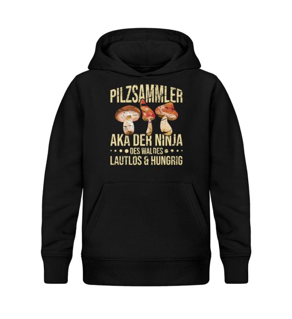 Pilzsammler aka der Ninja des Waldes  - Kinder Bio Hoodie Schn?ppchen
