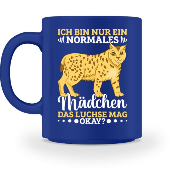 Ich bin nur ein normales Mädchen das Luchse mag  - Tasse Rabatt – Bild 2