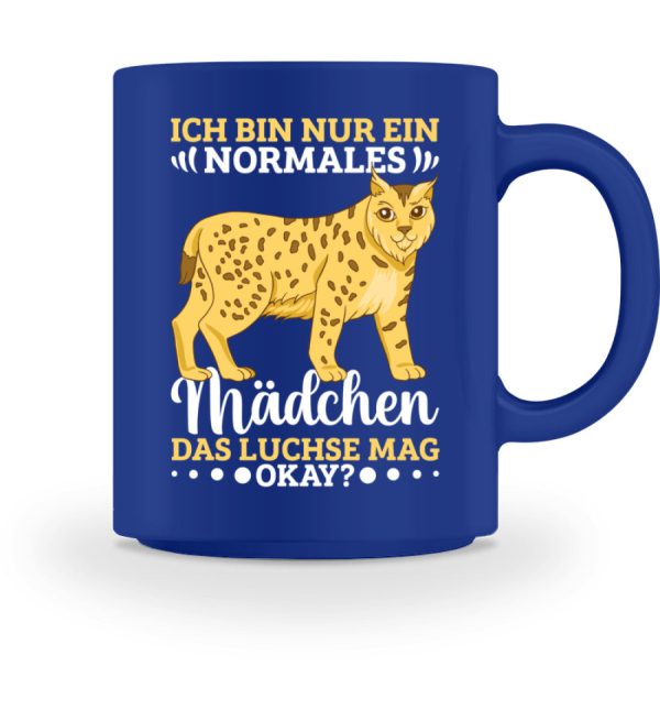 Ich bin nur ein normales Mädchen das Luchse mag  - Tasse Rabatt – Bild 5
