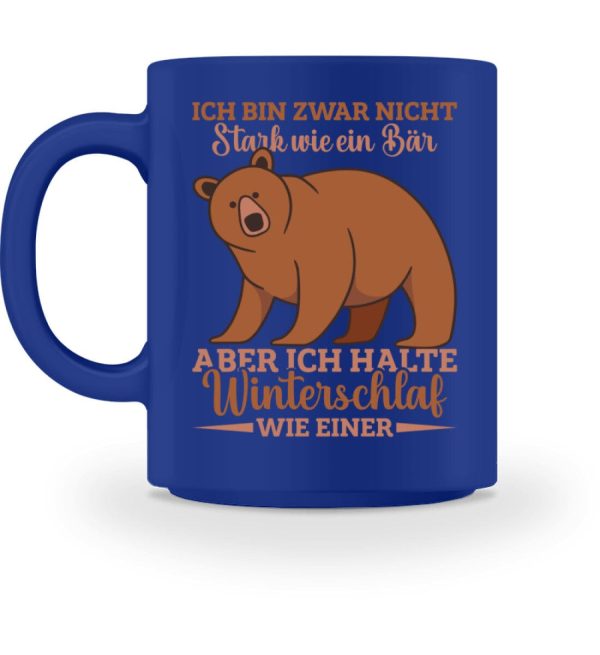 Ich halte Winterschlaf wie ein Bär  - Tasse Jetzt online – Bild 2